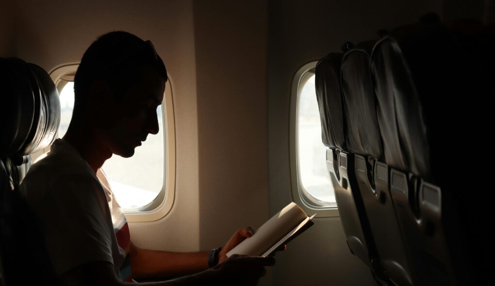 A Man Reading a Book