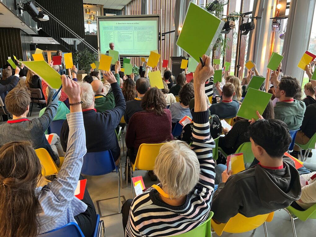 Stemmen burgerberaad bij gemeente Utrecht